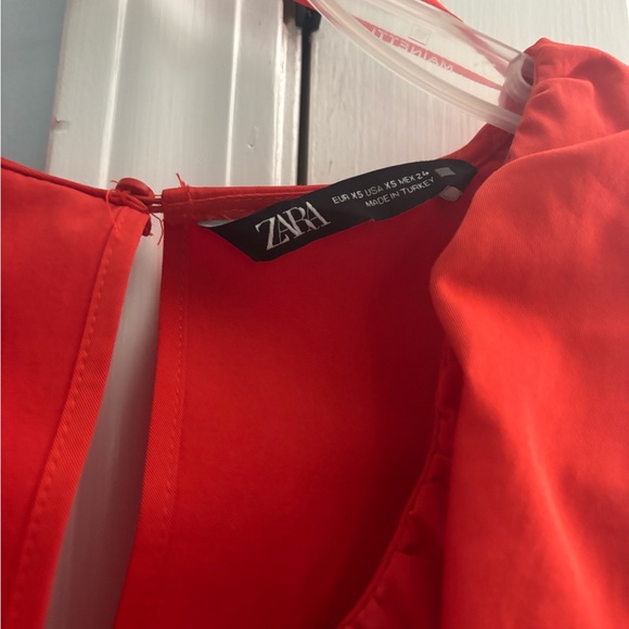 Red Ruffled Zara Mini Dress - Picture 3 of 3